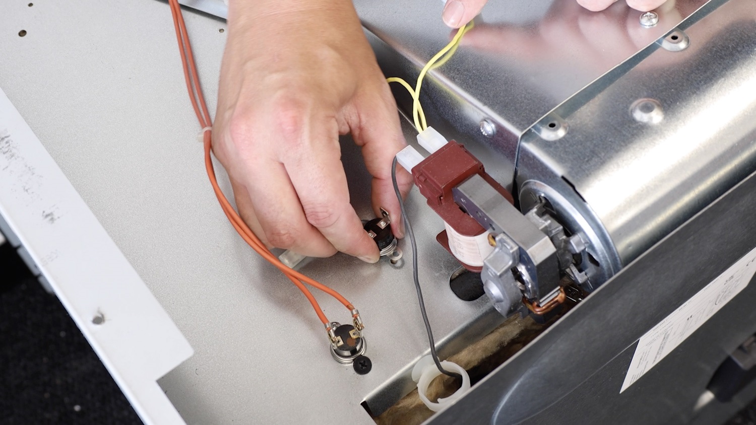 Slide thermal cut in into the slot